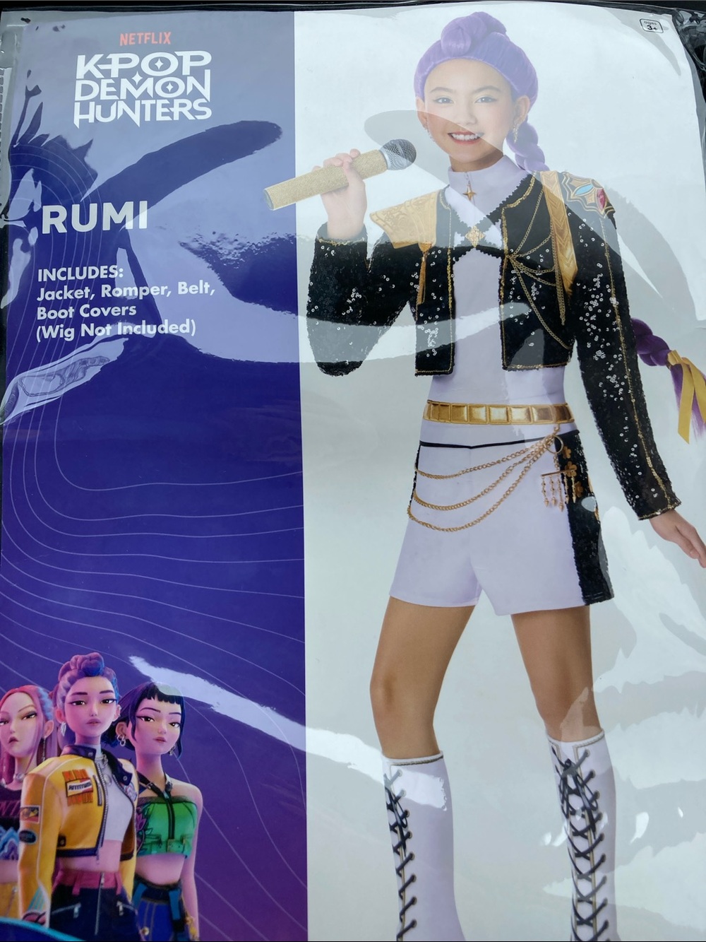 Rumi Golden costume large 12-14